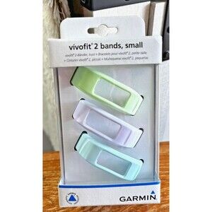 Garmin Vivofit 2 Bands 3 Pack Small Mint Lilac Cloud Pastel Replacement Wrist